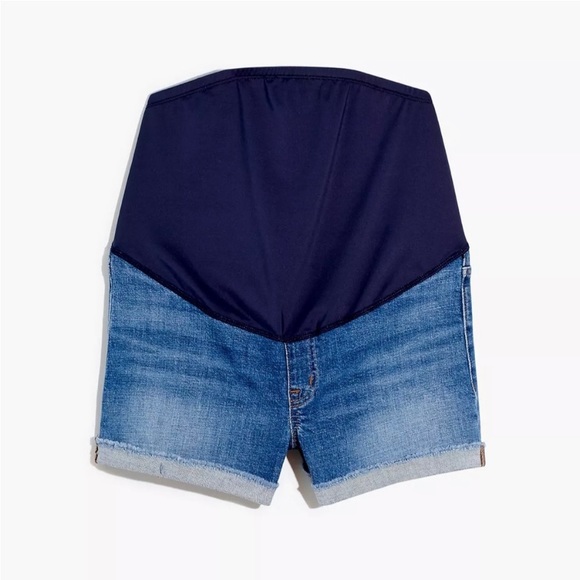 Madewell Shorts Madewell Maternity Overthebelly Denim Shorts Poshmark